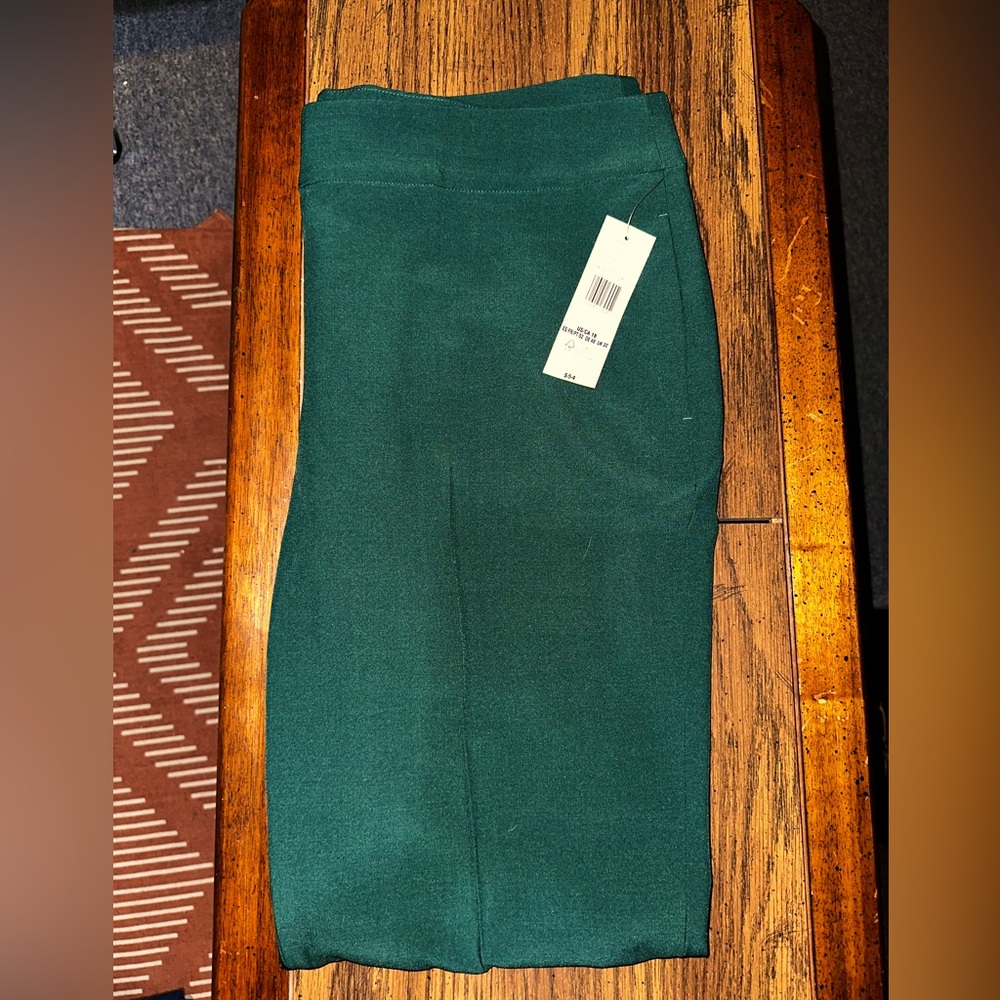 Straight Leg Emerald Dress Pants (women’s size 18)